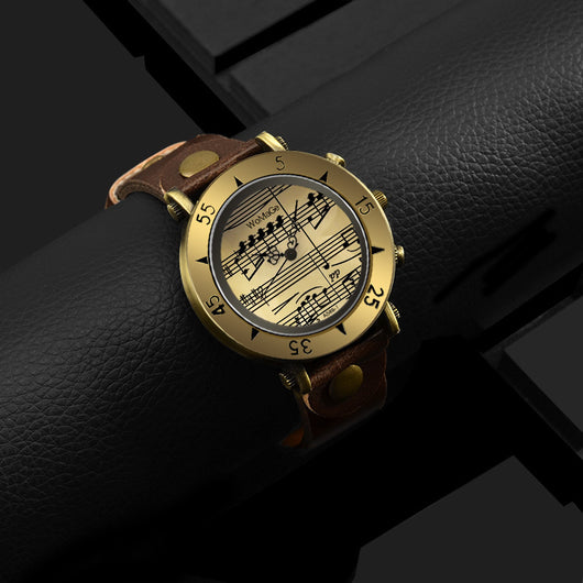 Reloj de Moda con Símbolo Musical - Diseño Novedoso para Hombre - Image 22
