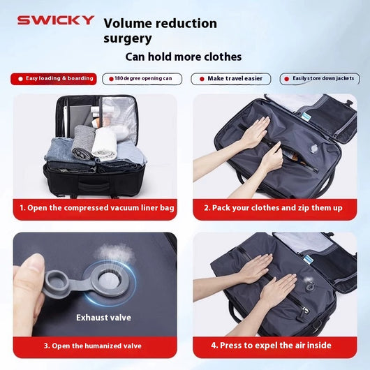 Mochila de Viaje Swicky con Gran Capacidad - Ideal para Equipaje de Mano - Image 2