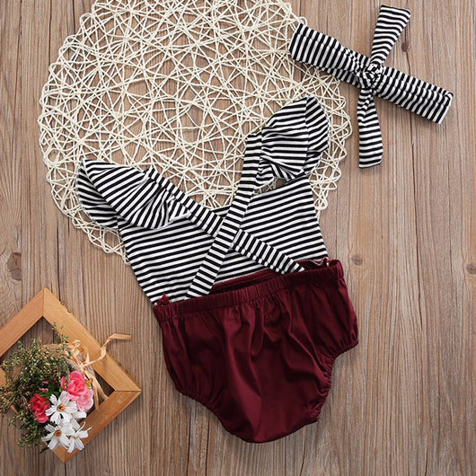 Ropa para Recién Nacido con Costuras a Rayas - Image 11