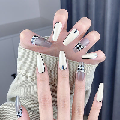 Uñas Postizas Diseño Tulipán Pintadas a Mano - Image 3