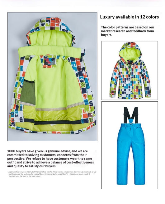 Trajes de Esquí Impermeables para Niños y Niñas - Protección Montaña - Image 8