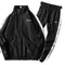 Conjunto Deportivo Casual de Dos Piezas con Manga Larga para Hombre