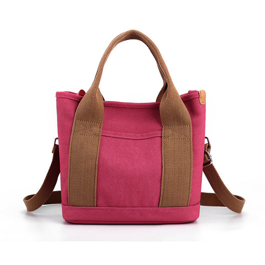 Bolsa de Lona Estilo Coreano de Gran Capacidad para Viajes y Uso Diario - Image 12