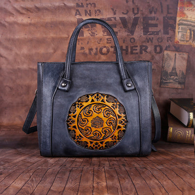 Bolso Bandolera Retro de Cuero Genuino - Diseño Vintage Portátil - Image 9