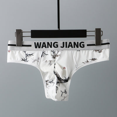 Ropa Interior Masculina Estilo Tinta China en Seda de Hielo para Verano - Image 4