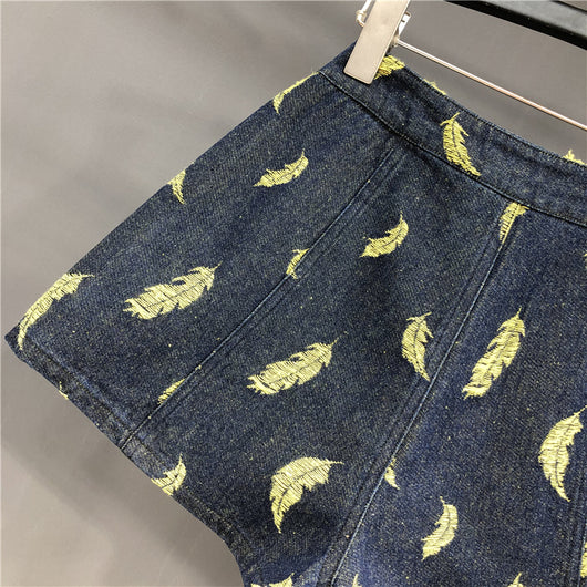 Shorts Vaqueros Ajustados de Cintura Alta para Mujer - Image 19