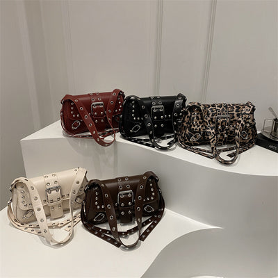 Bolso Bandolera Personalizado Estampado Leopardo Motocicleta para Mujer - Image 4