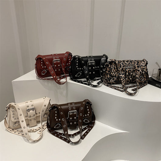 Bolso Bandolera Personalizado Estampado Leopardo Motocicleta para Mujer - Image 4