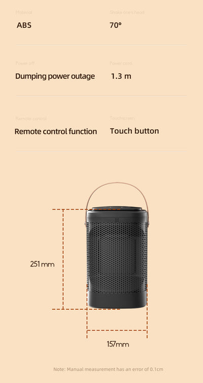 Radiador Climático Inteligente con Control Remoto y Pantalla Táctil - Image 16