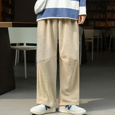 Pantalones Corduroy Holgados de Pierna Recta para Hombre - Primavera y Otoño - Image 10