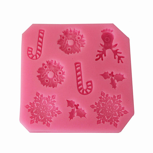 Kit Herramientas Fondant Copo de Nieve para Decorar Pasteles - Image 8