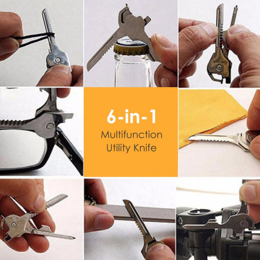 Navaja Multiusos 6 en 1 Plegable con Llave y Destornillador - Image 11