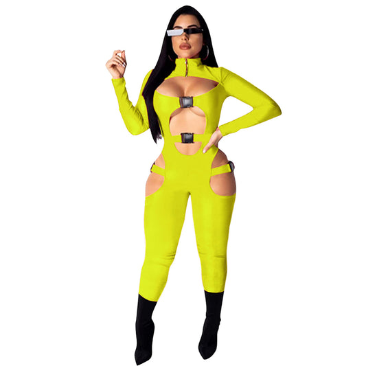 Jumpsuit Elegante de Color Liso para Mujer - Image 2