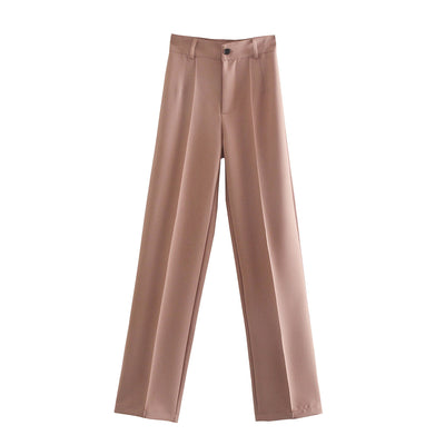 Pantalón Multicolor Cintura Alta Pierna Ancha para Mujer - Image 3