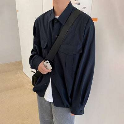 Camisa Suelta de Moda Coreana Estilo Casual - Image 11