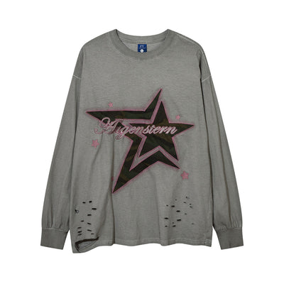 Playera Hombre Desgarrada Primavera Otoño - Image 15