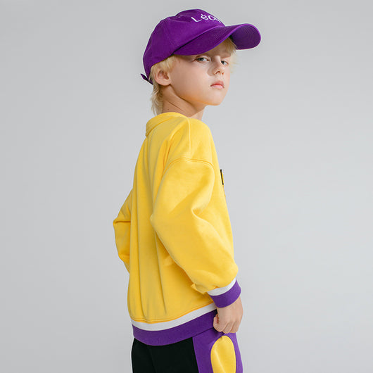 Suéter para niño cuello redondo con letras - Image 8