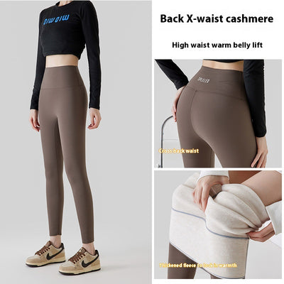 Leggins de Cintura Alta en Cashmere - Pantalones Térmicos de Invierno para Mujer - Image 14