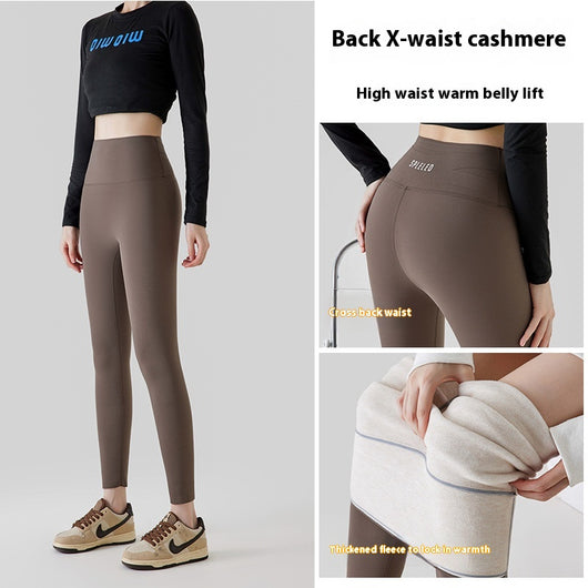 Leggins de Cintura Alta en Cashmere - Pantalones Térmicos de Invierno para Mujer - Image 14