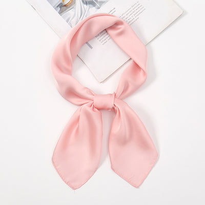Pañuelo de Satén Liso Versátil y Elegante - Image 23