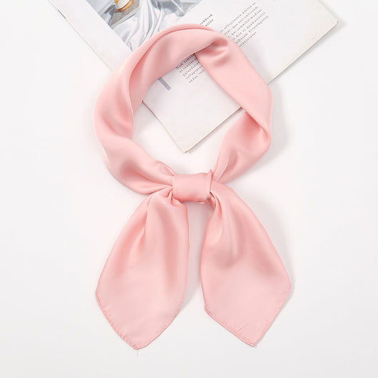 Pañuelo de Satén Liso Versátil y Elegante - Image 23