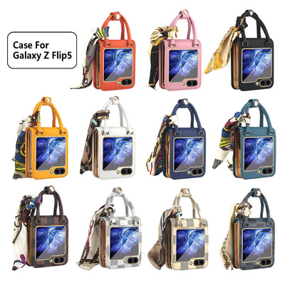 Funda Protectora con Bisagra Integrada para Flip5 - Diseño Electrochapado - Image 3