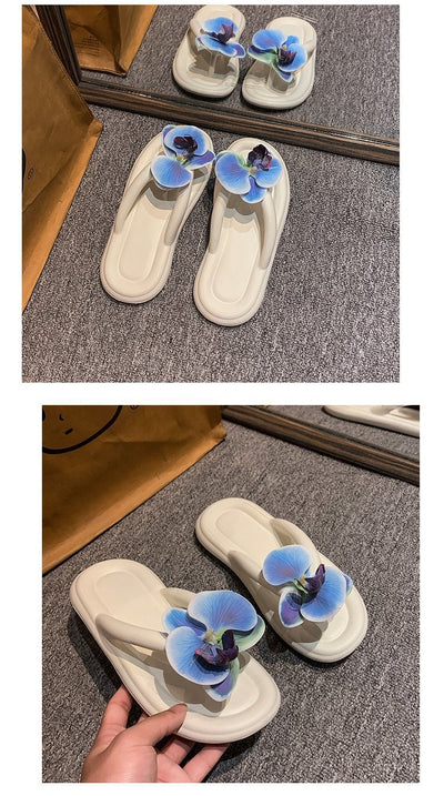 Sandalias Mariposa Azul para Mujer - Cómodas y Antideslizantes - Image 30