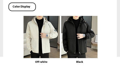 Chaqueta Térmica Acolchada con Capucha para Hombre - Abrigo Casual Invierno - Image 23