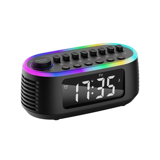 Reloj Despertador Multifuncional con Altavoz Bluetooth, Ruido Blanco y Luz Nocturna - Image 6