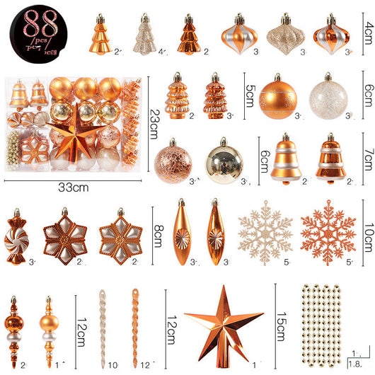 Set de 88 Bolas Navideñas Decorativas - Image 5