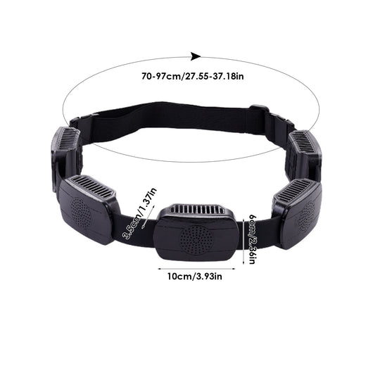 Ventilador Portátil de Cintura con 5 Aspas para Actividades Outdoor - Image 27