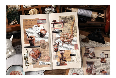 Set de 40 Stickers Decorativos Retro 'Life Love Song' - 4 Diseños DIY - Image 25