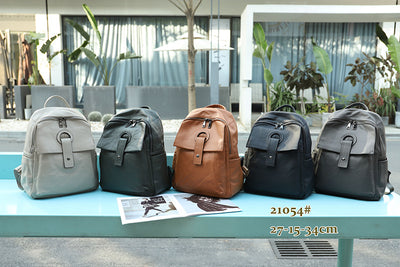 Mochila Bolso de Cuero Genuino para Mujer - Gran Capacidad y Estilo - Image 8