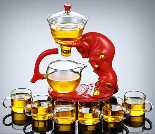 Juego de Té de Vidrio Automático para Sala de Estar - Image 5