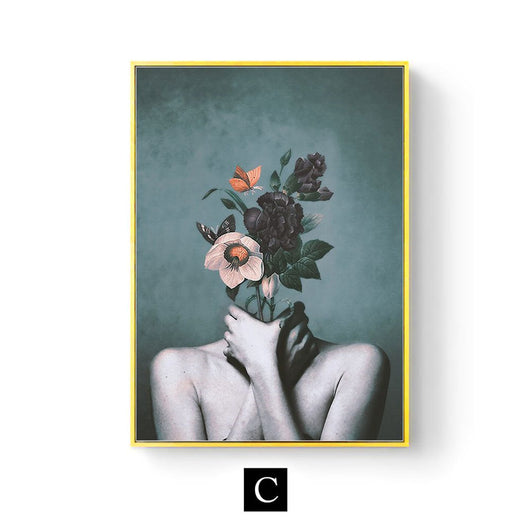 Cuadro Abstracto Floral Moderno para Sala de Estar - Lienzo Decorativo de Arte Contemporáneo - Image 15