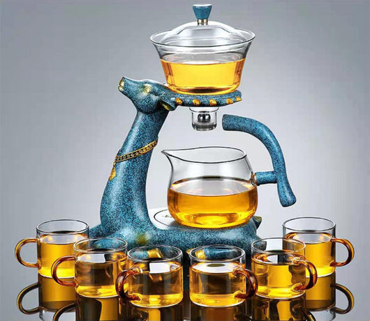 Juego de Té de Vidrio Automático para Sala de Estar - Image 9
