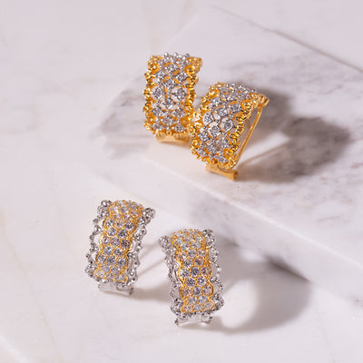 Aretes Vintage de Encaje Estrella Europeos y Americanos - Image 3
