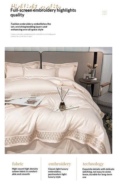 Juego de Cama 100% Algodón con Sábanas, Funda Nórdica y Bajera - Image 14
