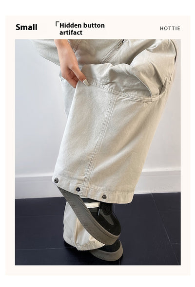 Pantalones Jeans Overol de Pierna Ancha para Mujer - Image 15