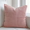 Almohada Decorativa Nordic Rosa Palo con Detalles en Contraste