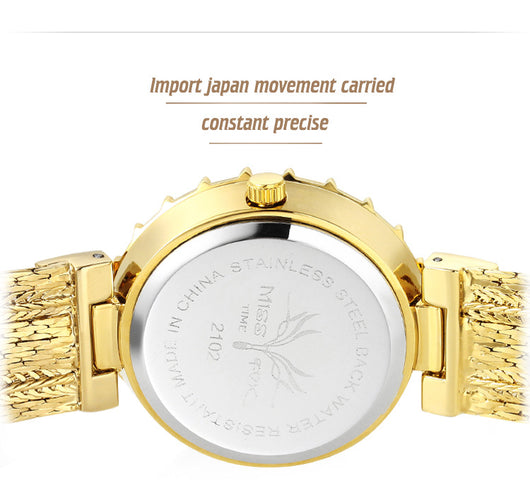 Reloj de Pulsera Mujer Resistente al Agua con Banda de Cobre - Image 9