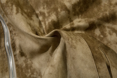 Chaqueta Suelta Oversize con Cuello Solapa y Teñido Tie-Dye - Image 21