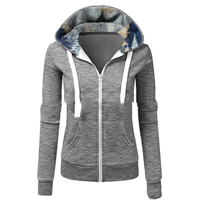 Sudadera con Capucha Estampado Bosque y Cordones Ajustables - Image 4