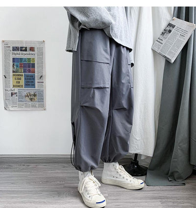 Pantalones Casuales Hip Hop Reforzados para Estudiantes - Image 6