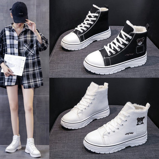 Botas Martin de Moda para Mujer con Tacón Medio y Lona Reforzada - Image 21