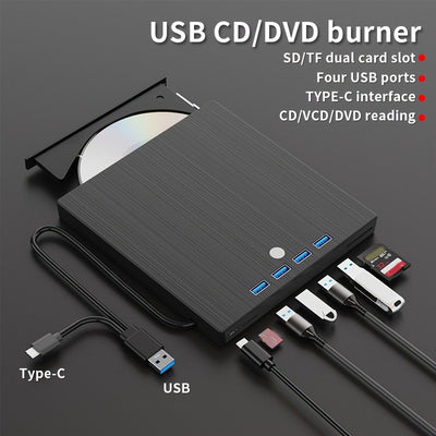 Grabadora DVD Externa USB-C Multifunción - Unidad Óptica Portátil - Image 14