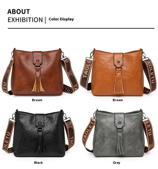 Bolso Retro de Cuero para Mujer - Bandolera Estilo Vintage - Image 14