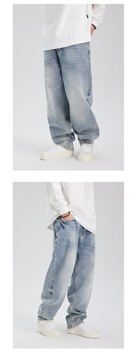 Jeans Retro Desgastados para Hombre - Estilo Vintage Auténtico - Image 3