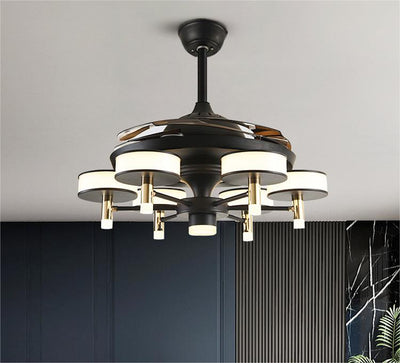 Lámpara de Techo Moderna con Ventilador Integrado - Image 3