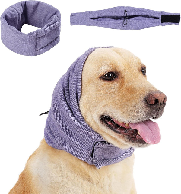 Protector Auditivo Calmante para Perros - Cobertura Ajustable contra Ruido y Ansiedad